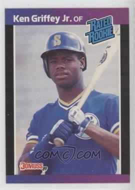 1989 Donruss - [Base] #33.1 - Rated Rookie - Ken Griffey Jr. (*Denotes*  Next to PERFORMANCE)