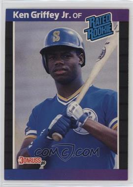 1989 Donruss - [Base] #33.1 - Rated Rookie - Ken Griffey Jr. (*Denotes*  Next to PERFORMANCE) [EX to NM]