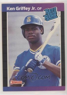 1989 Donruss - [Base] #33.1 - Rated Rookie - Ken Griffey Jr. (*Denotes*  Next to PERFORMANCE)