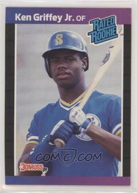 1989 Donruss - [Base] #33.1 - Rated Rookie - Ken Griffey Jr. (*Denotes*  Next to PERFORMANCE)