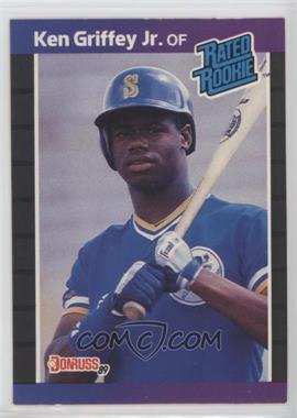 1989 Donruss - [Base] #33.1 - Rated Rookie - Ken Griffey Jr. (*Denotes*  Next to PERFORMANCE)