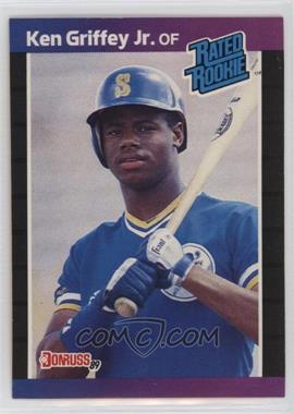 1989 Donruss - [Base] #33.1 - Rated Rookie - Ken Griffey Jr. (*Denotes*  Next to PERFORMANCE)