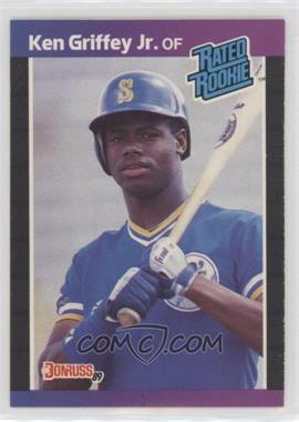 1989 Donruss - [Base] #33.1 - Rated Rookie - Ken Griffey Jr. (*Denotes*  Next to PERFORMANCE)