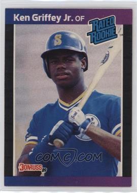 1989 Donruss - [Base] #33.1 - Rated Rookie - Ken Griffey Jr. (*Denotes*  Next to PERFORMANCE)