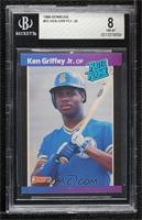 Rated Rookie - Ken Griffey Jr. (*Denotes  Next to PERFORMANCE) [BGS 8 …