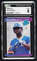 Rated Rookie - Ken Griffey Jr. (*Denotes  Next to PERFORMANCE) [CGC 8 …