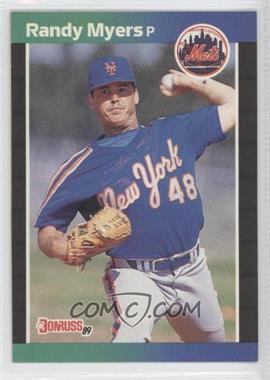 1989 Donruss - [Base] #336.1 - Randy Myers (*Denotes*  Next to PERFORMANCE)