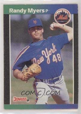 1989 Donruss - [Base] #336.1 - Randy Myers (*Denotes*  Next to PERFORMANCE)