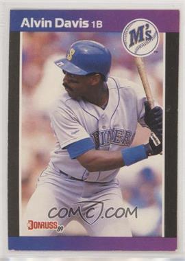 1989 Donruss - [Base] #345.2 - Alvin Davis (*Denotes  Next to PERFORMANCE)