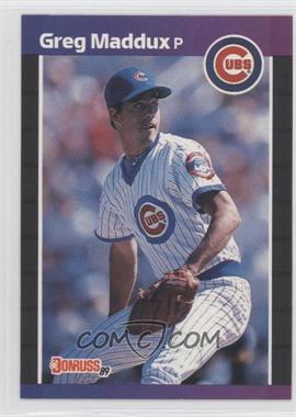 1989 Donruss - [Base] #373.2 - Greg Maddux (*Denotes Next to PERFORMANCE)