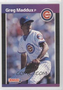 1989 Donruss - [Base] #373.2 - Greg Maddux (*Denotes Next to PERFORMANCE)