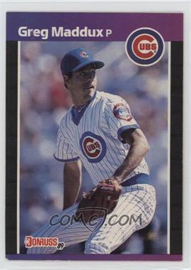 1989 Donruss - [Base] #373.2 - Greg Maddux (*Denotes Next to PERFORMANCE)