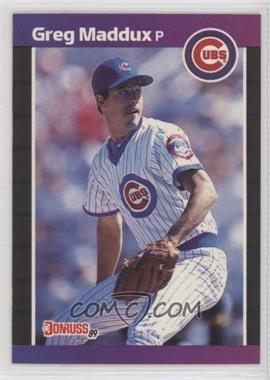 1989 Donruss - [Base] #373.2 - Greg Maddux (*Denotes Next to PERFORMANCE)