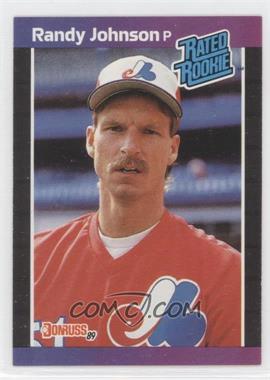 1989 Donruss - [Base] #42.1 - Rated Rookie - Randy Johnson (*Denotes*  Next to PERFORMANCE)