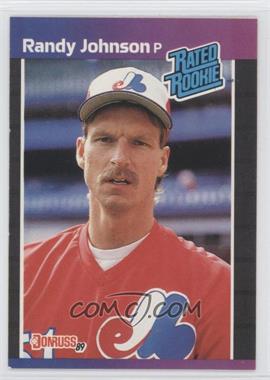1989 Donruss - [Base] #42.1 - Rated Rookie - Randy Johnson (*Denotes*  Next to PERFORMANCE)