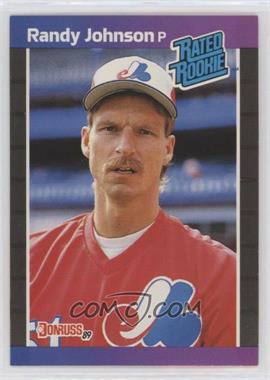 1989 Donruss - [Base] #42.2 - Rated Rookie - Randy Johnson (*Denotes  Next to PERFORMANCE)