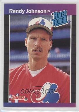 1989 Donruss - [Base] #42.2 - Rated Rookie - Randy Johnson (*Denotes  Next to PERFORMANCE)