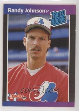 1989 Donruss - [Base] #42.2 - Rated Rookie - Randy Johnson (*Denotes  Next to PERFORMANCE) [Good to VG‑EX]