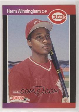 1989 Donruss - [Base] #435.2 - Herm Winningham (*Denotes  Next to PERFORMANCE)