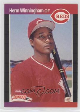 1989 Donruss - [Base] #435.2 - Herm Winningham (*Denotes  Next to PERFORMANCE)