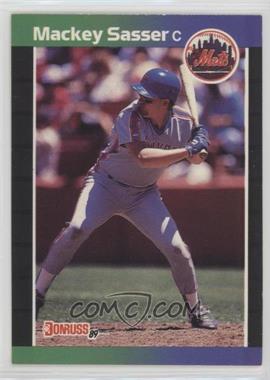 1989 Donruss - [Base] #454.1 - Mackey Sasser (*Denotes*  Next to PERFORMANCE)