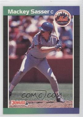 1989 Donruss - [Base] #454.1 - Mackey Sasser (*Denotes*  Next to PERFORMANCE)