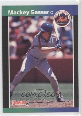 1989 Donruss - [Base] #454.1 - Mackey Sasser (*Denotes*  Next to PERFORMANCE)