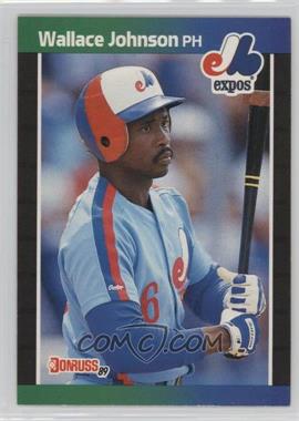1989 Donruss - [Base] #484.3 - Wallace Johnson (*Denotes*  Next to PERFORMANCE; Missing C in INC on Back)