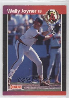 1989 Donruss - [Base] #52.1 - Wally Joyner (*Denotes*  Next to PERFORMANCE)