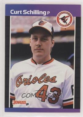 1989 Donruss - [Base] #635.1 - Curt Schilling (*Denotes* Next to PERFORMANCE)