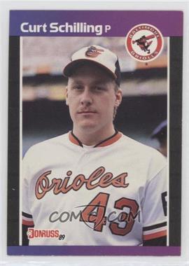 1989 Donruss - [Base] #635.1 - Curt Schilling (*Denotes* Next to PERFORMANCE) [EX to NM]