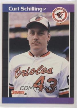 1989 Donruss - [Base] #635.1 - Curt Schilling (*Denotes* Next to PERFORMANCE)