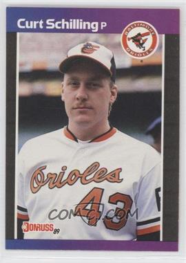 1989 Donruss - [Base] #635.1 - Curt Schilling (*Denotes* Next to PERFORMANCE)