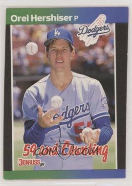 1989 Donruss - [Base] #648 - Orel Hershiser