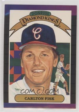 1989 Donruss - [Base] #7 - Diamond Kings - Carlton Fisk