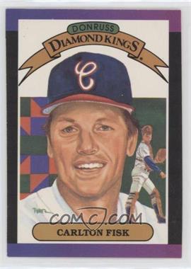 1989 Donruss - [Base] #7 - Diamond Kings - Carlton Fisk