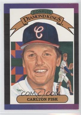 1989 Donruss - [Base] #7 - Diamond Kings - Carlton Fisk