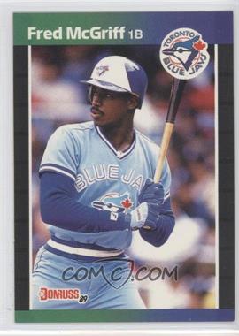 1989 Donruss - [Base] #70.1 - Fred McGriff (*Denotes*  Next to PERFORMANCE)