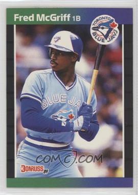 1989 Donruss - [Base] #70.2 - Fred McGriff (*Denotes  Next to PERFORMANCE)