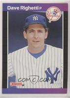 Dave Righetti (*Denotes*  Next to PERFORMANCE)