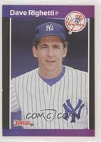 Dave Righetti (*Denotes  Next to PERFORMANCE)