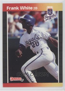 1989 Donruss - [Base] #85.2 - Frank White (*Denotes  Next to PERFORMANCE)