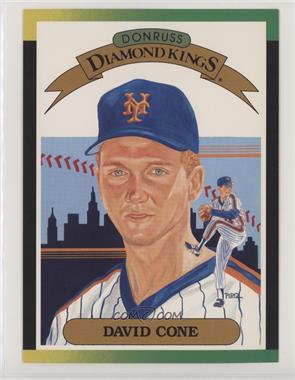 1989 Donruss - [Base] #9 - Diamond Kings - David Cone [EX to NM]