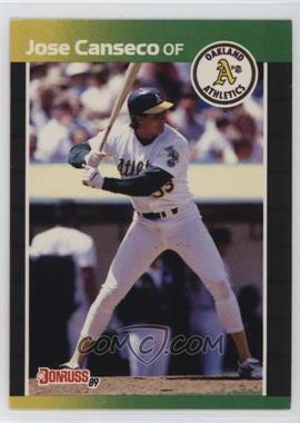 1989 Donruss - [Base] #91.1 - Jose Canseco (*Denotes*  Next to PERFORMANCE) [EX to NM]