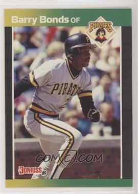 1989 Donruss - [Base] #92.1 - Barry Bonds (*Denotes*  Next to PERFORMANCE)