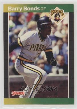 1989 Donruss - [Base] #92.1 - Barry Bonds (*Denotes*  Next to PERFORMANCE)