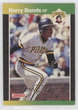 1989 Donruss - [Base] #92.1 - Barry Bonds (*Denotes*  Next to PERFORMANCE) [EX to NM]