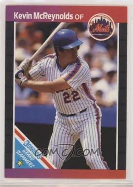 1989 Donruss - Grand Slammers #4.1 - Kevin McReynolds (Purple/Red on Top)