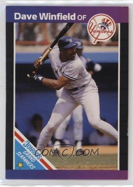 1989 Donruss - Grand Slammers #6.2 - Dave Winfield (Purple on Top) [EX to NM]