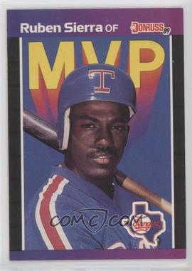 1989 Donruss - MVP #BC-26 - Ruben Sierra